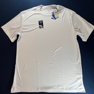 NWT Nautica men's regular fit t-shirt white classic crew neck moisture wicking M
